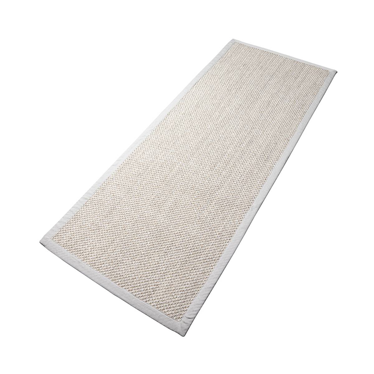 Sisal teppe (80x300 - Sand/beige kant)
