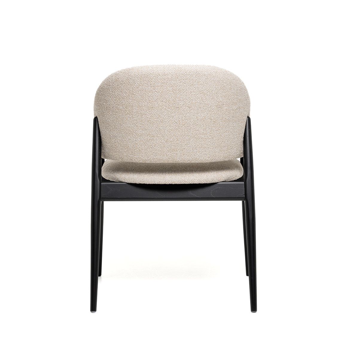 Linde spisestol (Sunset beige melert) sort eik ben