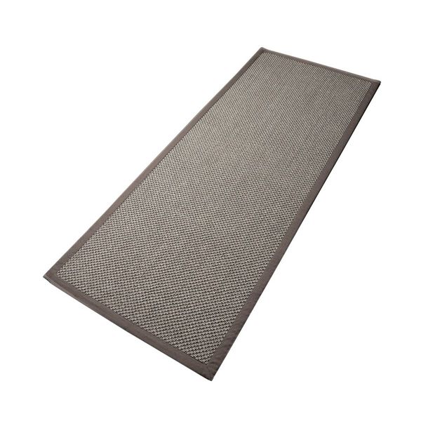 Hovedbilde Sisal teppe (100x300 - Gråbrun/brun kant)