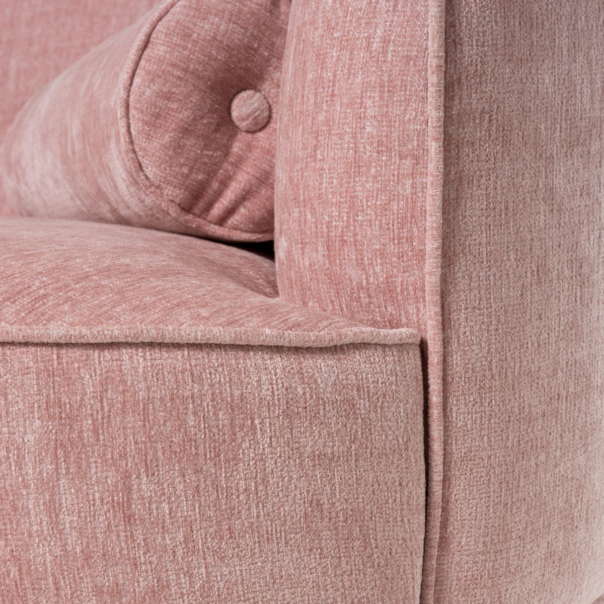 Nouvelle sofa (250x90) Randy 24 rosa - avtagbare frynser