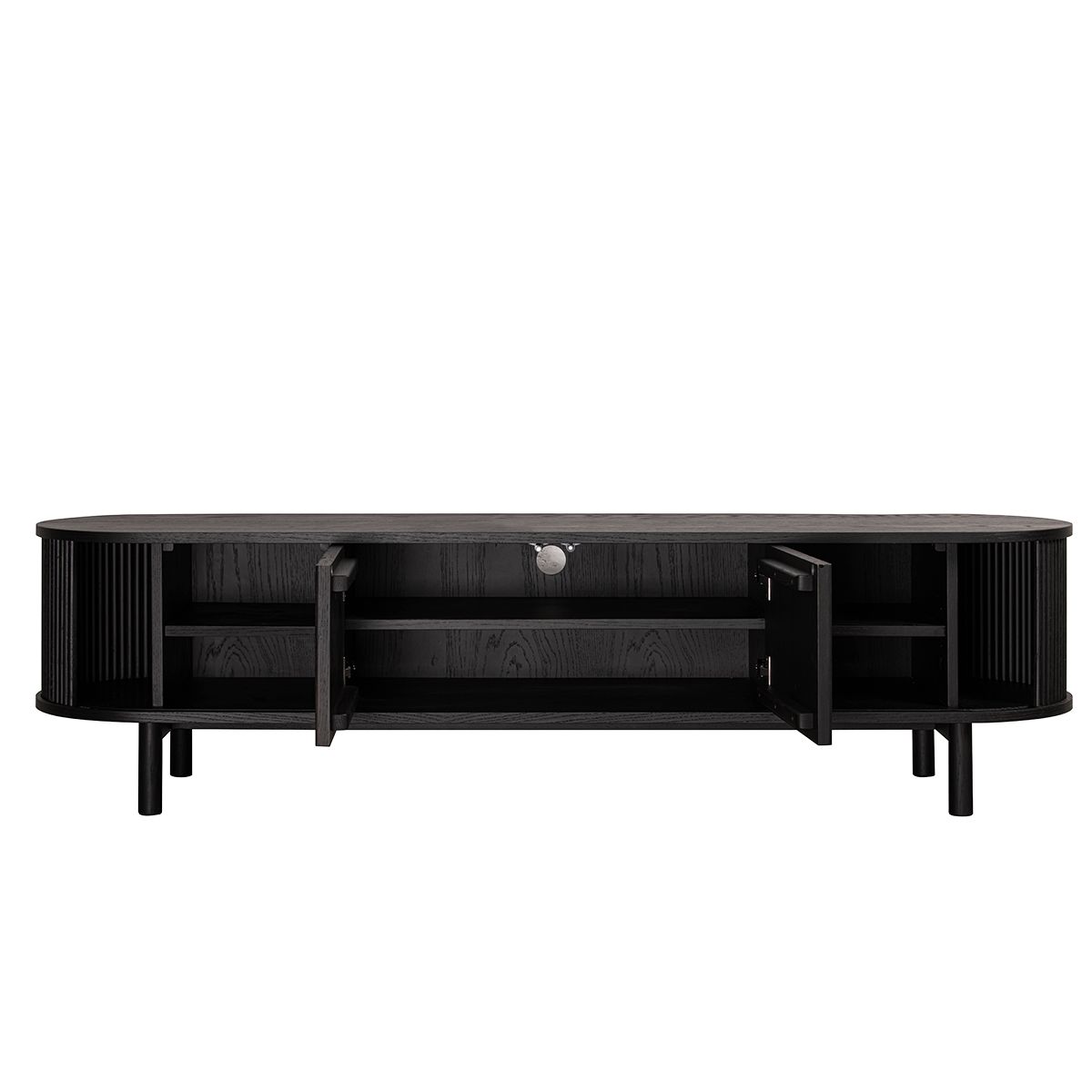 Noor tv-benk 4 dører (180x45x48) - gråoljet