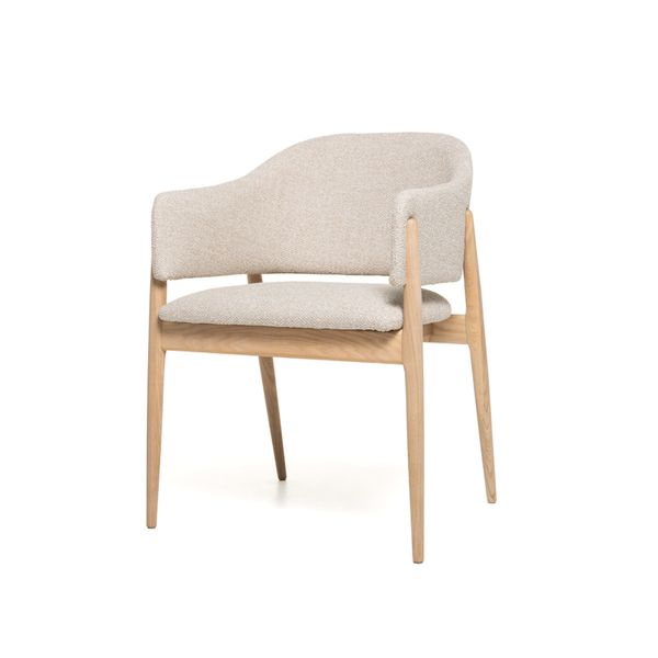 Hovedbilde Linde spisestol (Sunset beige melert lys eik ben