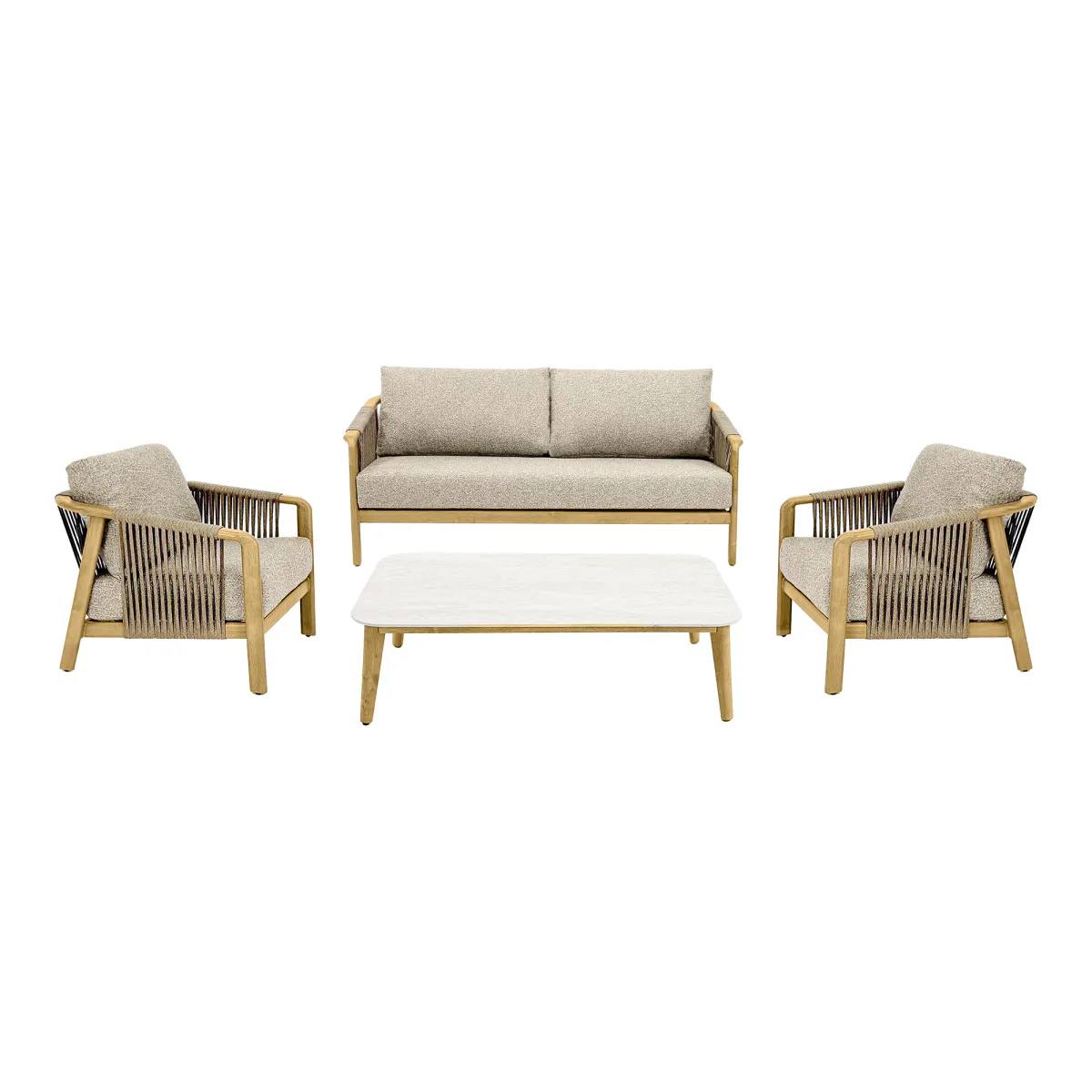 Fargo sofagruppe (aluminium) taupe