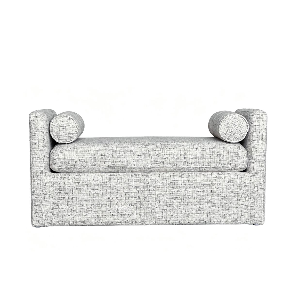 Marlow sittebenk (120x55x60) Harmel krem/gråblå melert 