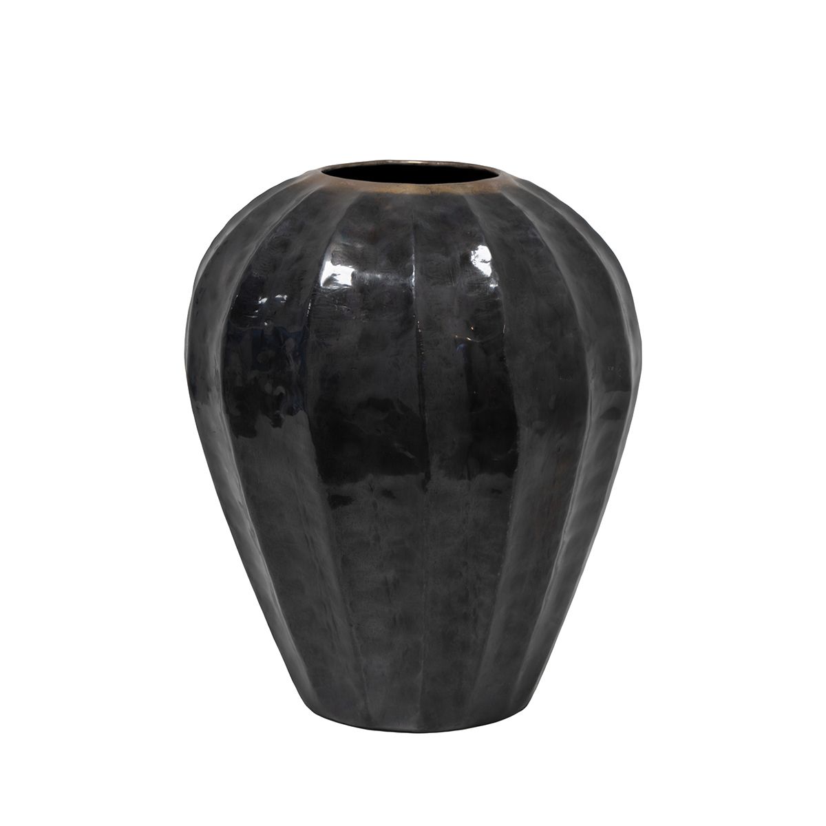 Halvor Bakke Bygdøy vase (29x34) brun metall