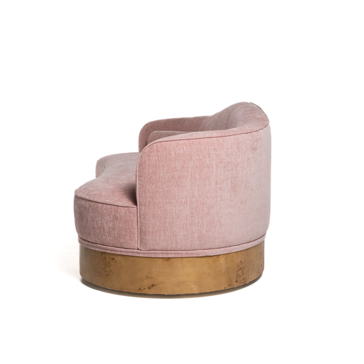 Nouvelle sofa (250x90) Randy 24 rosa - avtagbare frynser