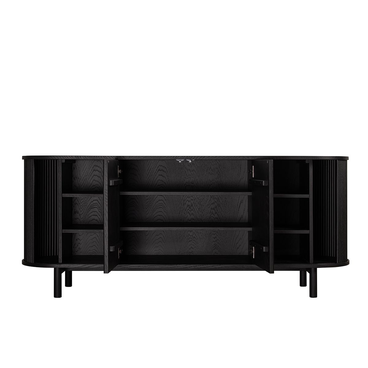 Noor skjenk 4 dører (180x45x75) - røkt eik