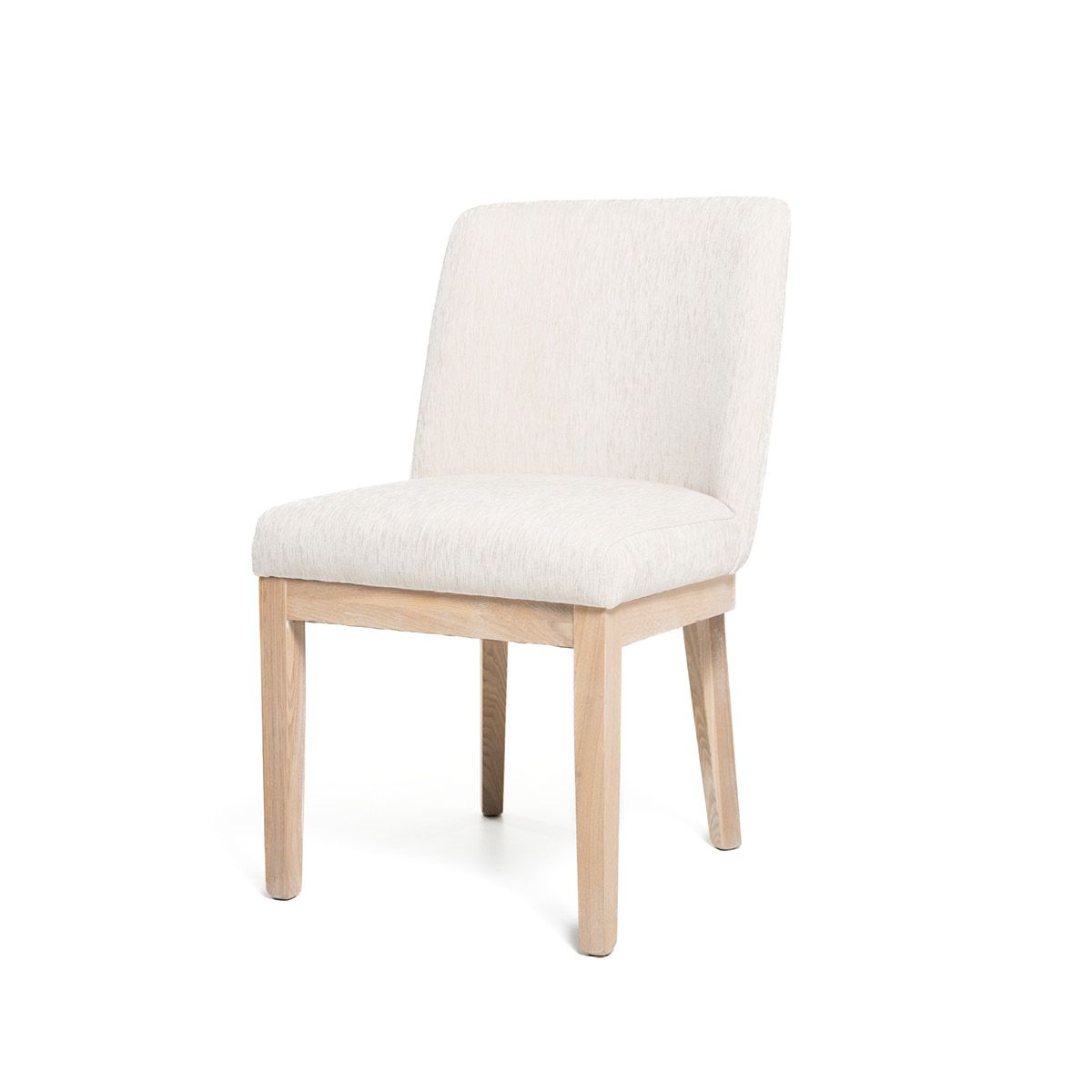 Hedda spisestol (Boston cream) lys eik ramme og ben