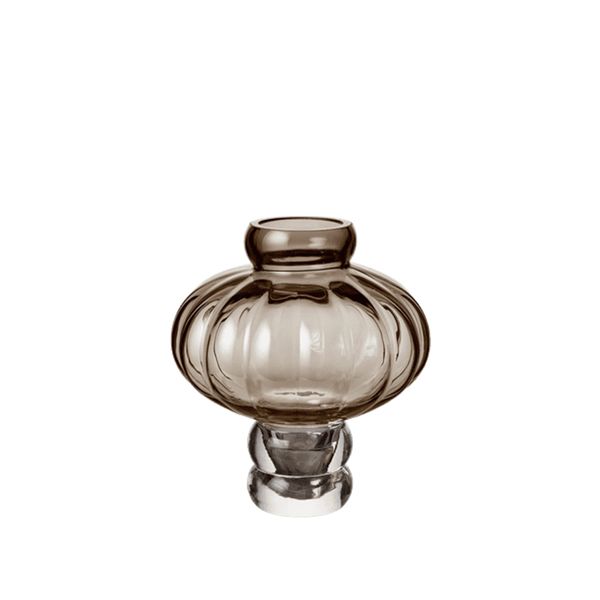 Hovedbilde Louise Roe Balloon 02 vase Smoke (glass ø17,5 h20)  