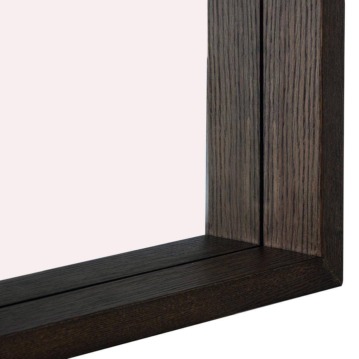 Geilo speil med dyp ramme (røkt eik - 200x65x8)