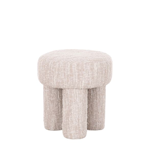 Hovedbilde Pilier puff (beige) ø44 h49
