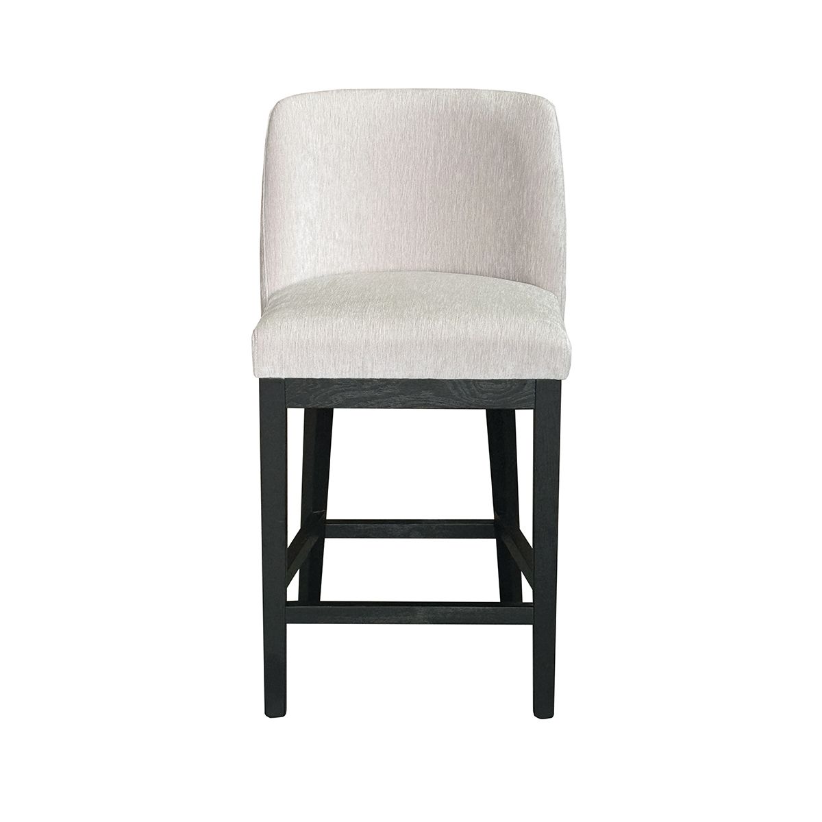 Hedda barstol (Boston krem) sort eik ramme og ben