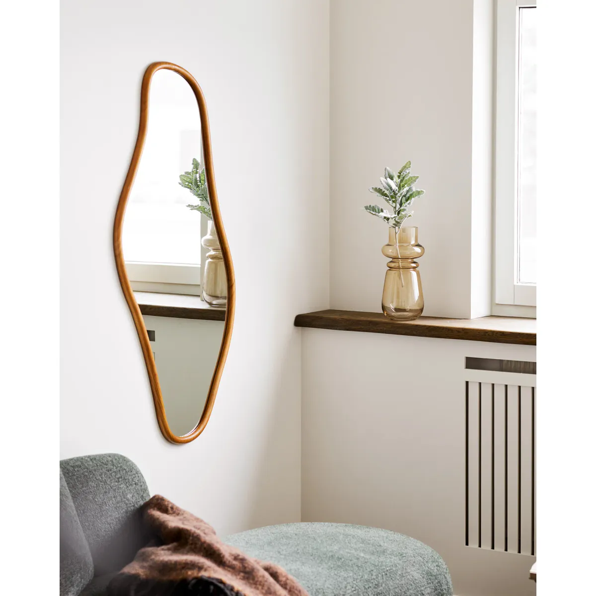 Brandsby speil (60x120) furu natural