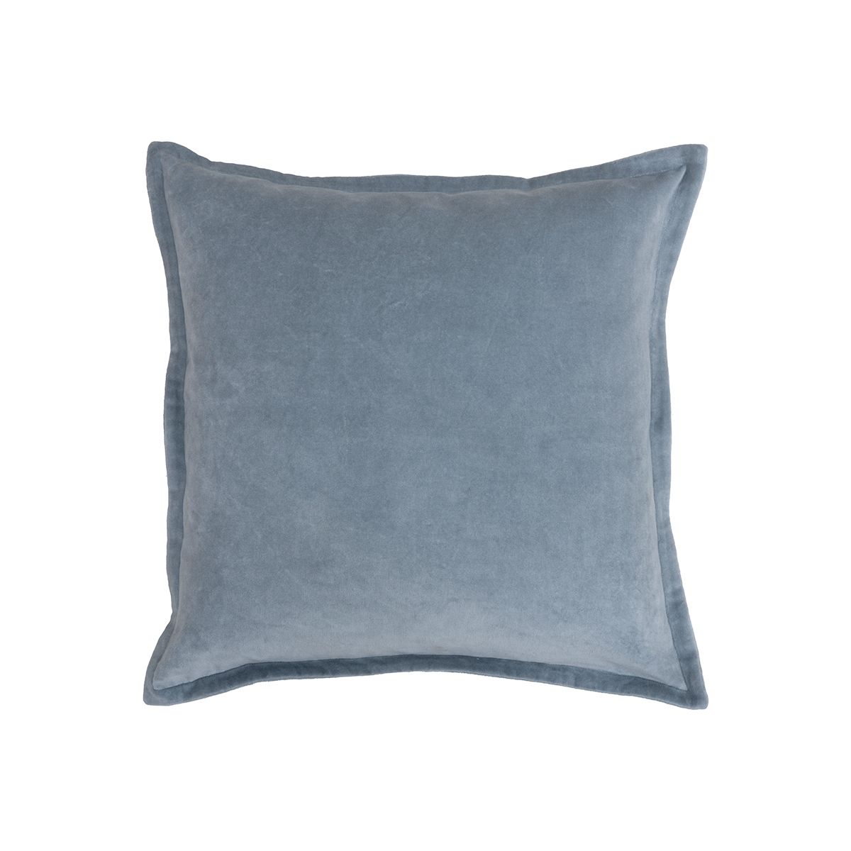 Lama Alpi pute velour (50x50) lys blå