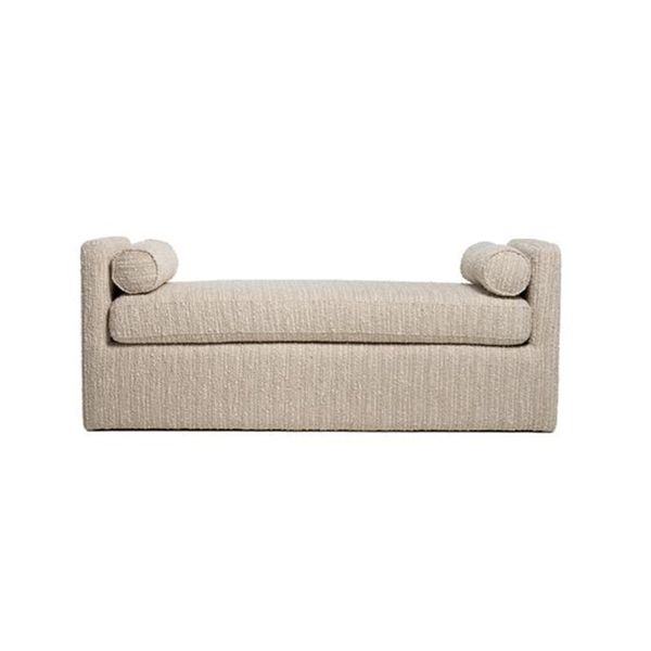 Hovedbilde Marlow sittebenk (150x55x60) grovvevd krem/beige melert 