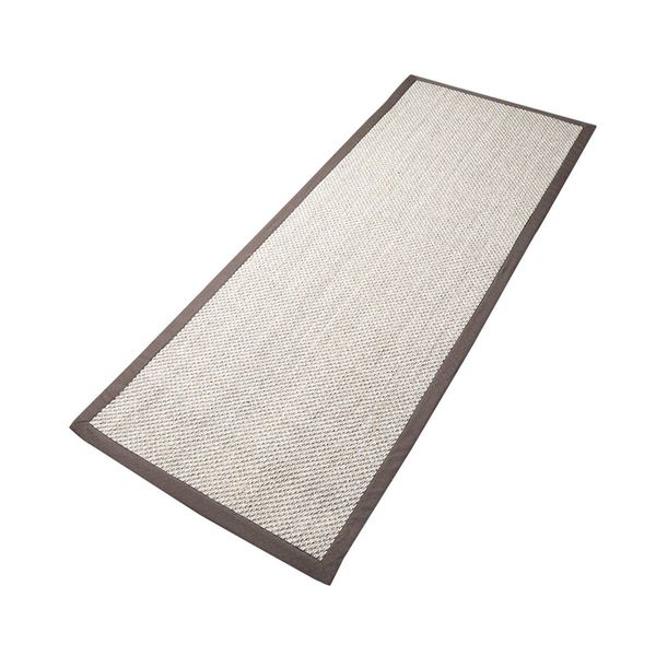Hovedbilde Sisal teppe (100x300 - Sand/brun kant)