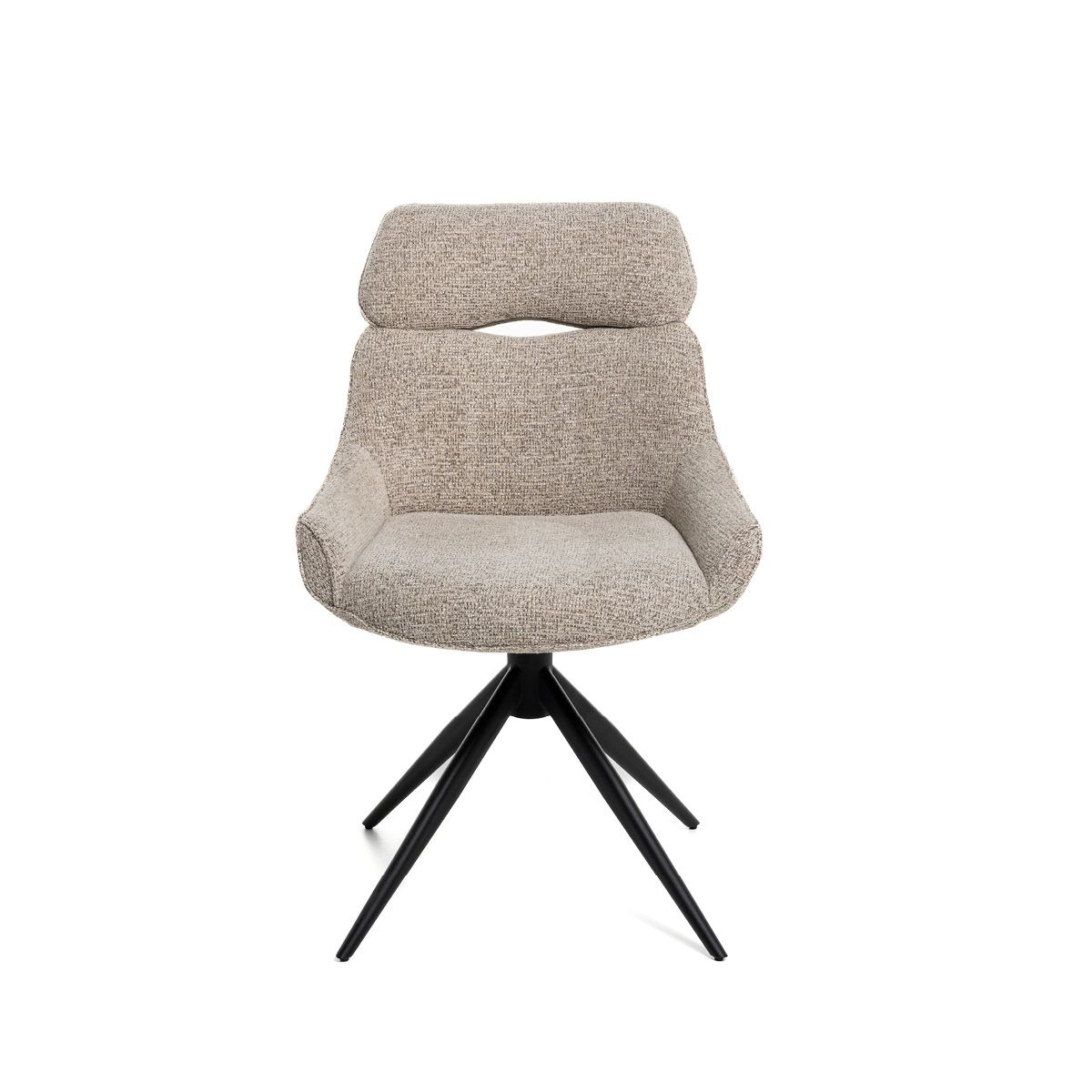 Noah spisestol med sving og vipp (Present gråbrun melert)